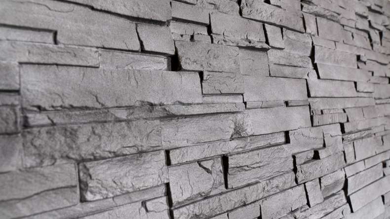 pannello per facciate planeo effetto pietra - NoviStone Antracite 1054 x 334 mm