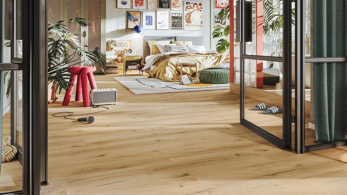 MEISTER design flooring Vinile rigido RD 200 S - 20192 Industrial pop | Isolamento acustico integrato (400047-1220230-20192)