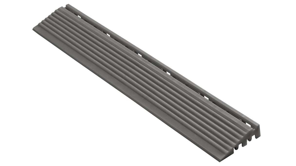 Panneau latéral planeo pour dalles à emboîter 40 x 40 cm - gris foncé