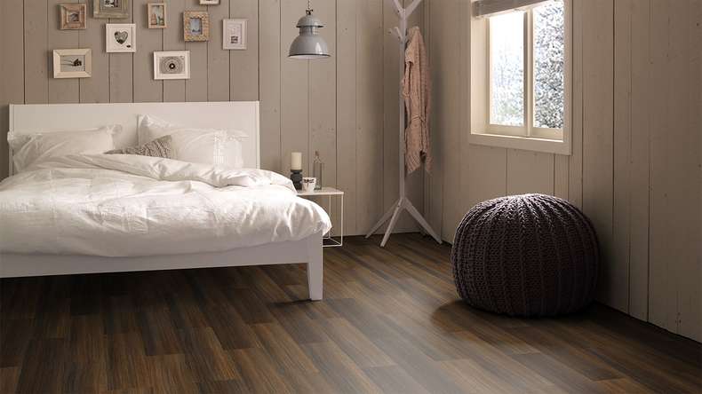 Forbo Allura Wood 70 Vinyle adhésif - Dark Twine 750 x 250 mm (63755DR7)