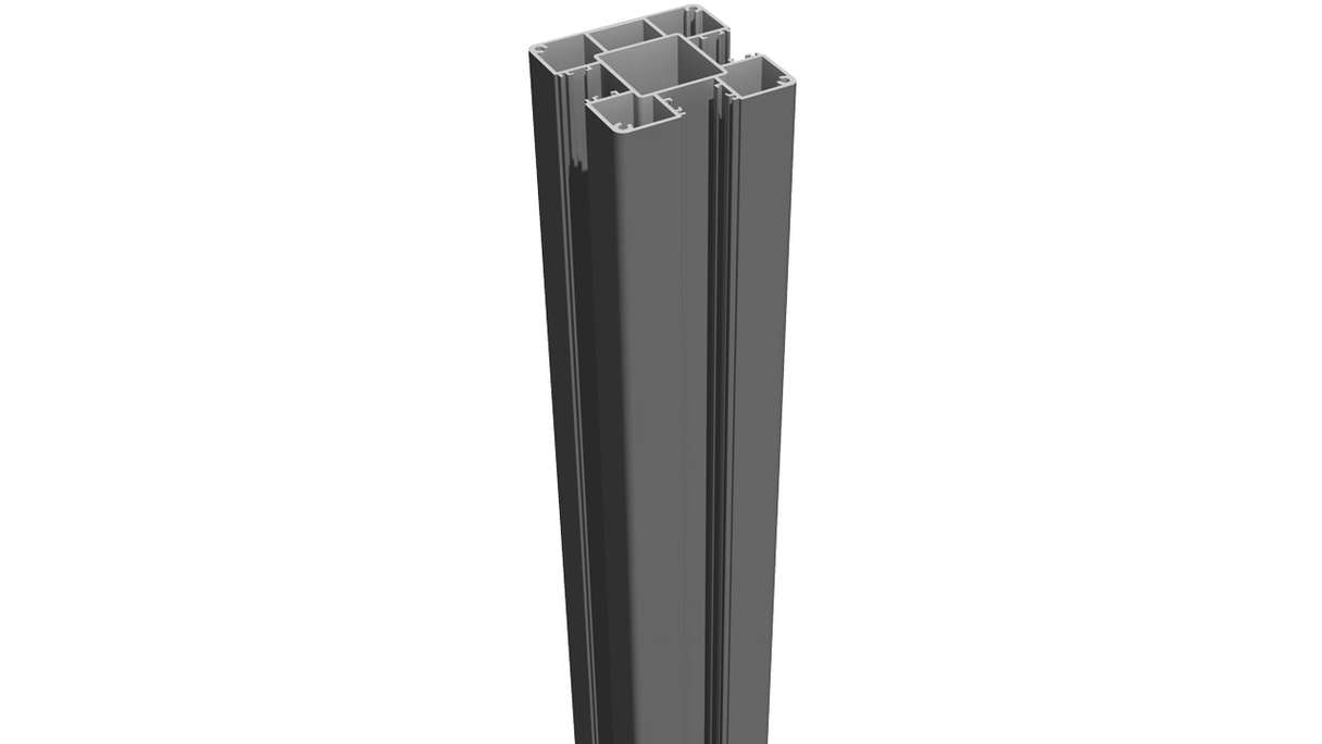 planeo Gardence Metallic - Poteaux en aluminium