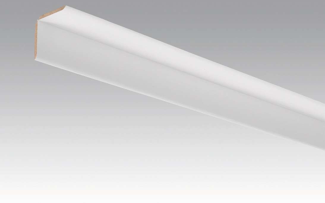 MEISTER Sockelleisten Faltenleisten Whiteline 4074 - 2380 x 70 x 3,5 mm (200033-2380-04074 - 2602234074)