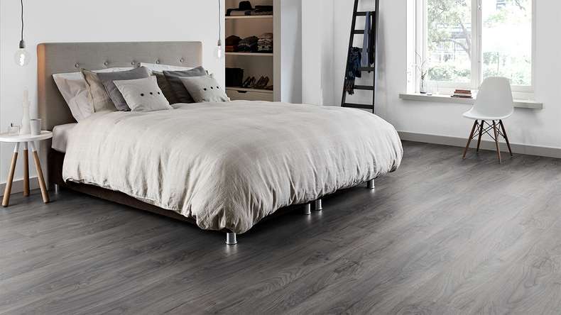 Forbo Allura Wood 40 Vinyle à coller - Chêne Anthracite Rustique (60306DR4)