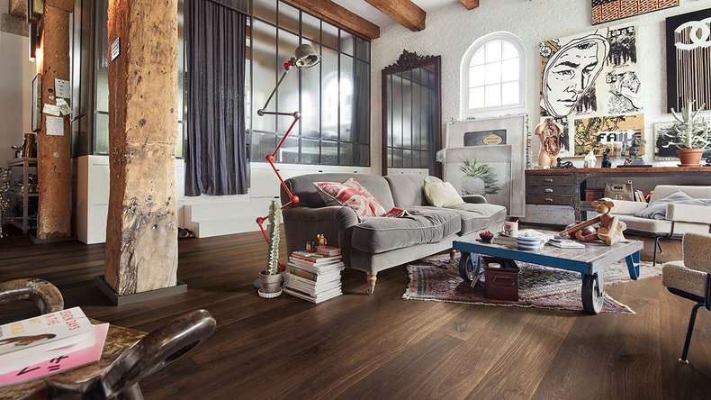 MEISTER Parquet - Longlife PD 400 Chêne animé fumé (500006-2200180-09007)