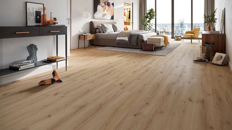 planeo Vinile rigido a incastro - HOMEtec Basic 30 IXPE Earth Oak | Isolamento acustico integrato (RP-E30-4)