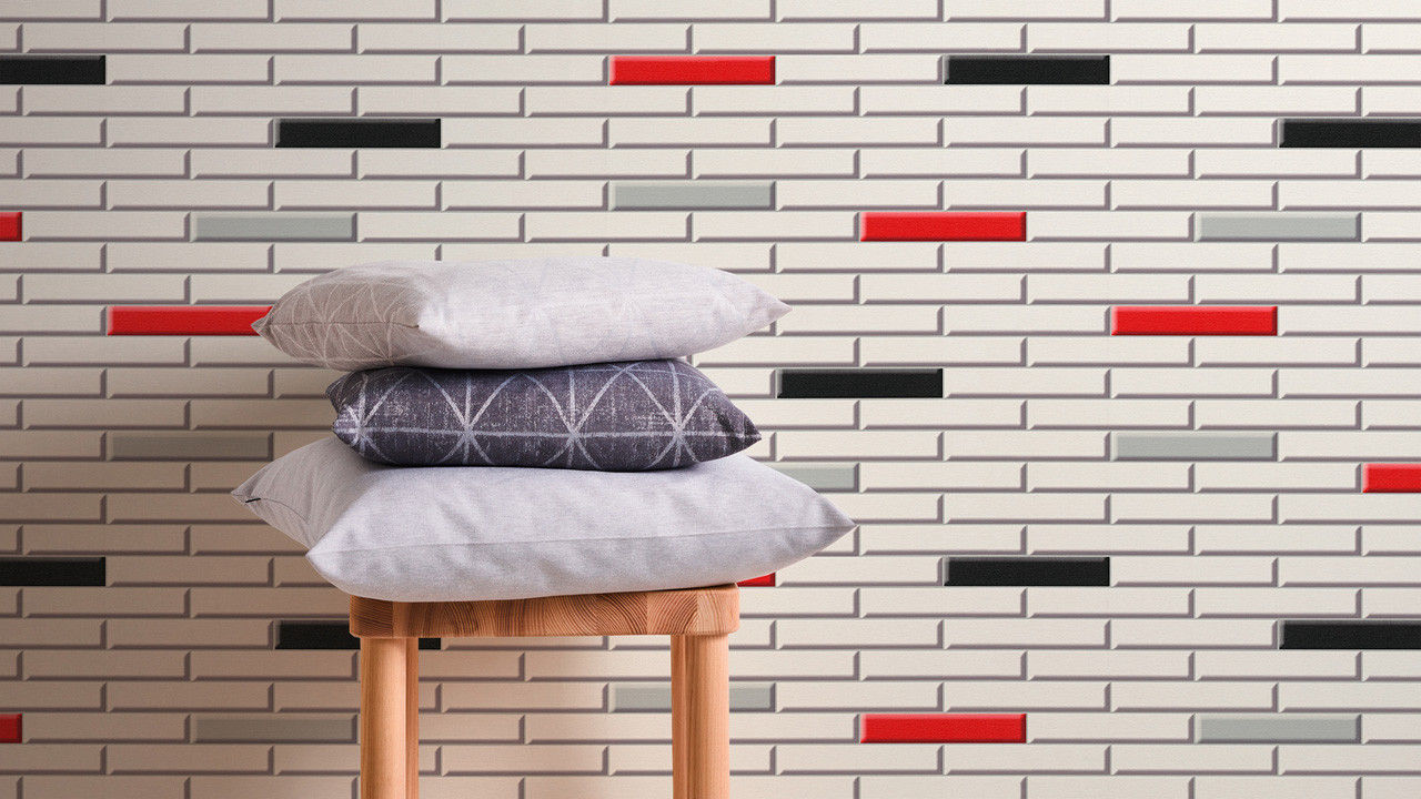 Vinyltapete Steintapete creme Modern Steine Il Decoro 783 - Tapete