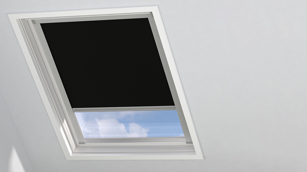 planeo Dachfenster Sonnenschutz - - Rollo Black Rollos 