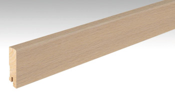 MEISTER Sockelleisten Fußleiste Profil 15 F MK Eiche cremeweiß Nature 1284 - 2380 x 60 x 16 mm (200023-2380-01284 - 1115231284)