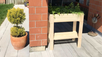 planeo Hochbeet robust natur Fichte 75x34x83cm
