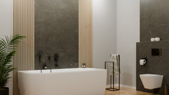 planeo Wandverkleidung SPC - CeraRock Tile Black Slate 120 x 60 cm