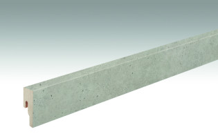MEISTER Sockelleisten Fußleisten Beton 7321 - 2380 x 50 x 18 mm (200015-2380-07321 - 6963237321)