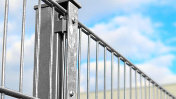 Doppelstabmattenzaun leicht 6/5/6 - Breite 2510 mm Feuerverzinkt