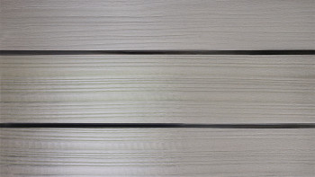 planeo Fassado - WPC Rhombusleiste MASSIV Fassadenverkleidung Steingrau 4m | 5m | 6m