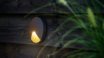 planeo Gartenbeleuchtung 12V - LED-Wandleuchte Kuma Wandleuchte Alu - 6W 294 Lumen