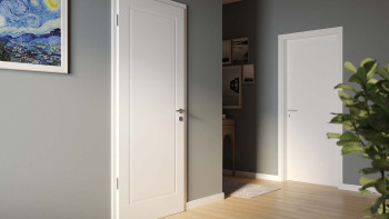 planeo Lack-Innentür Lack 2.0 - Nalle 9016 Weisslack