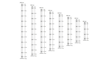 Zaunpfosten Typ FB Feuerverzinkt für Doppelstabmattenzaun