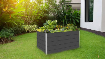planeo BPC-Hochbeet Rechteck - Anthrazit 150 x 70 x 75