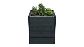 planeo BPC-Rhombus Hochbeet Cube - Steingrau co-ex. 70 x 70 x 79 cm