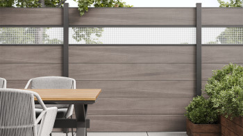 planeo Gardence Strong XL - BPC-Gartenzaun Bi-Color co-ex