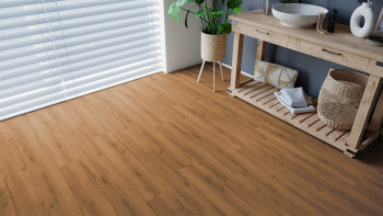 planeo Designboden zum Klicken - Eco Home&Health Rustic Oak Brown | Trittschalldämmung integr. (LO-EK-02)