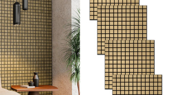 Skaben Akustikpaneele SilentWall Cube - Eiche Hellbraun - 61 x 61 cm