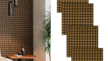 Skaben Akustikpaneele SilentWall Cube - Eiche Rustikal - 61 x 61 cm