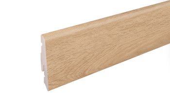 planeo Sockelleiste SolutionX 2in1 - 2400 x 14 x 58 mm Eiche Hell (SL0057)