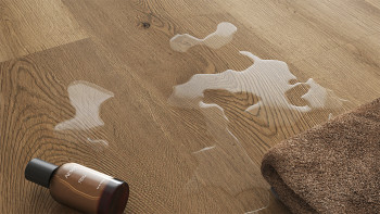 planeo Rigid Klick Vinyl - ObjektPRO Eiche Royale 1,83m lange XL Diele | Trittschalldämmung integr. (SP183-43)