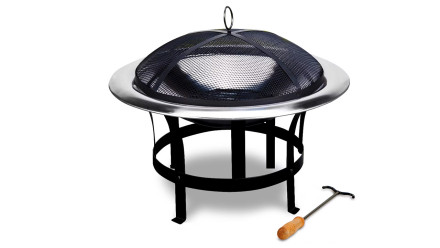 Feuerstelle Edelstahl Ø 75 cm