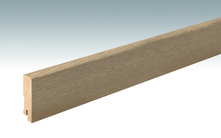 MEISTER Sockelleisten Fußleisten Eiche greige 1215 - 2380 x 60 x 16 mm