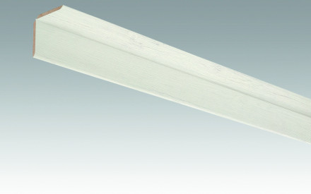 MEISTER Sockelleisten Faltenleisten Pinie arcticweiß 4099 - 2380 x 70 x 3,5 mm