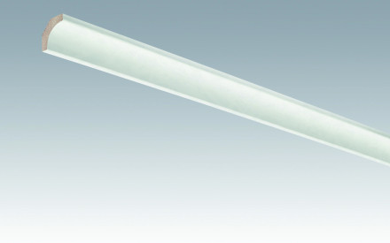MEISTER Sockelleisten Hohlkehlleisten Duo Gloss White 4089 - 2380 x 22 x 22 mm