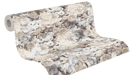 Vinyltapete Trendwall 2 Blumen & Natur Modern Grau 83