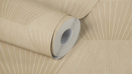 Vinyltapete Titanium 3 Streifen Klassisch Gold 44