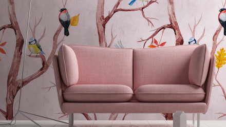Vinyltapete The Wall Bilder Landhaus Rosa 301