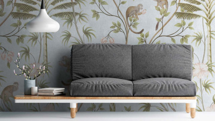 Vinyltapete The Wall Blumen & Natur Vintage Grün 311