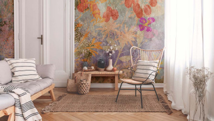 Vinyltapete The Wall Bilder Vintage Bunt 641
