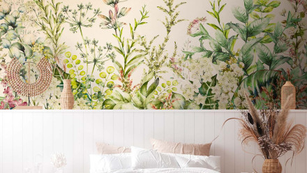 Vinyltapete The Wall Blumen & Natur Klassisch Beige 771