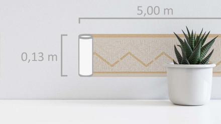 Vliestapete Only Borders 11 Streifen Vintage Beige 416