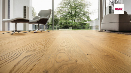 Haro Parkett Serie 4000 Eiche Sauvage strukturiert 4V Landhausdiele (528695)