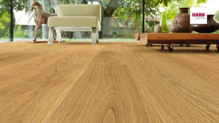 Haro Parkett Serie 4000 Eiche Exklusiv strukturiert 4V Landhausdiele (531677)