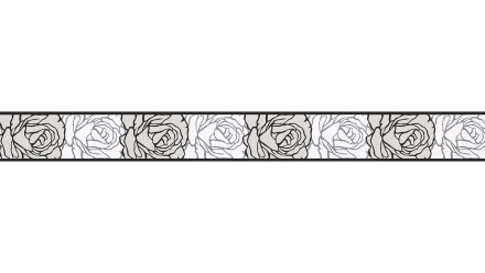 SK Folietapete Only Borders 11 Blumen & Natur Klassisch Grau 24
