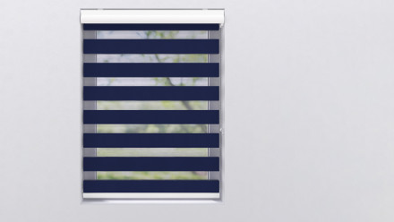 planeo Doppelrollo 28mm TL Kopfprofil - Blau