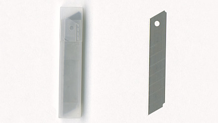 Cutterklingen aus Stahl 0,4 x 18 mm 10Stk.