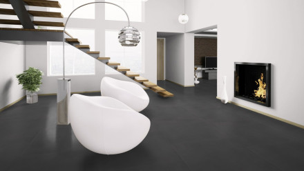 Wineo Klebevinyl - 800 tile XL Solid Dark (DB00096-2)