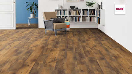 Haro Laminat Tritty 100 Eiche Altholz strukturiert/matt V4 Landhausdiele (526678)