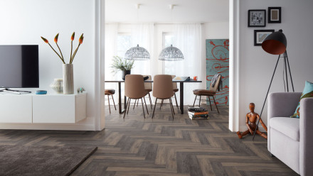 planeo Klick Vinyl Multilayer - SLY Herringbone Lorraine (LY-HB953112)