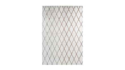 planeo Teppich - Vivica 225 Weiß / Taupe 