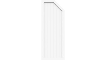 planeo Basic Typ E rechts 70 x 180 cm Weiss