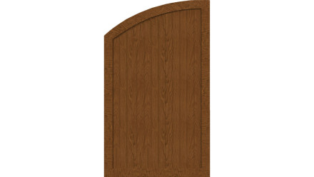 planeo Basic Typ Q links 90 x 150 cm Golden Oak